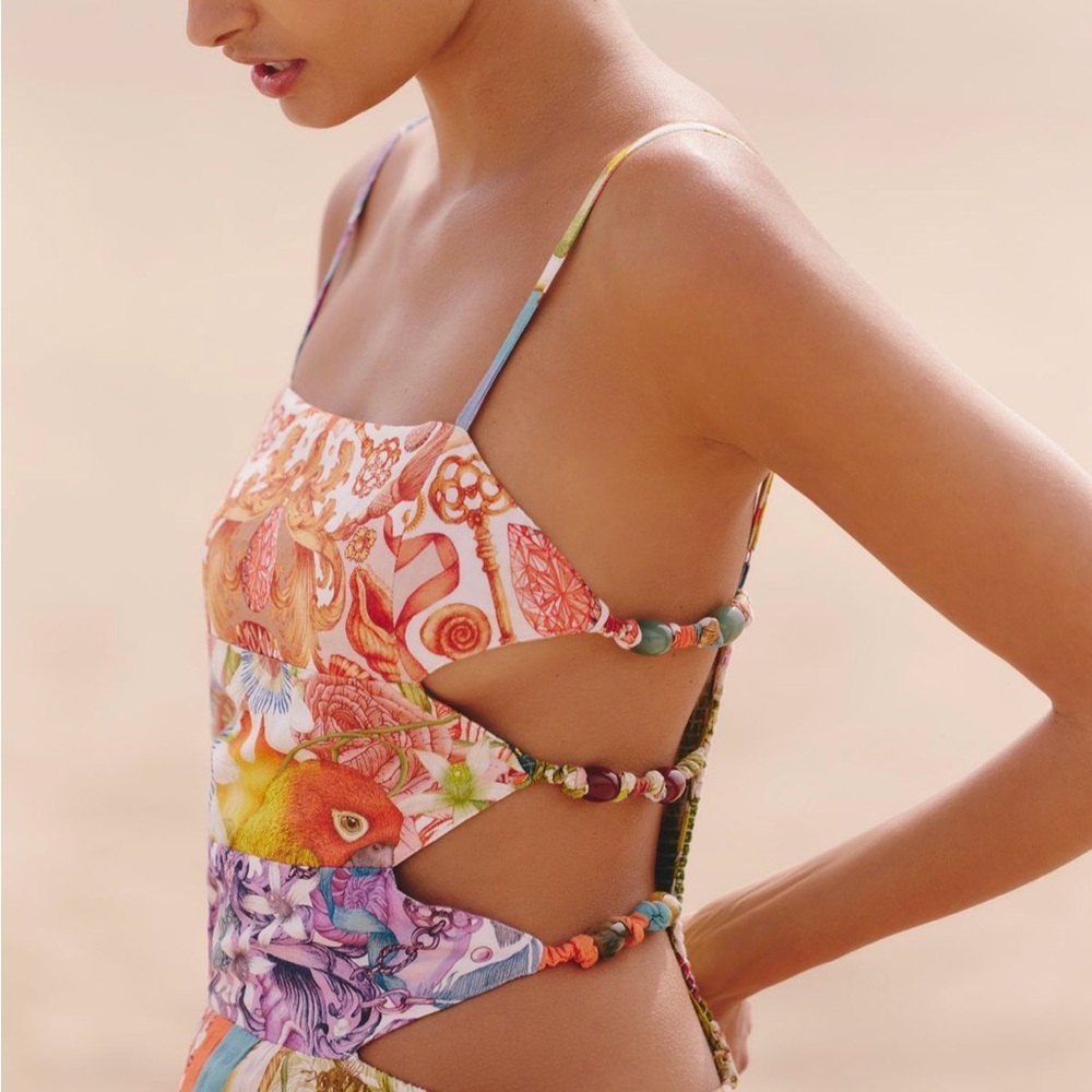 Celandine x Emily Carter Sleeveless Beaded Midi Dress - Picture 2 of 4